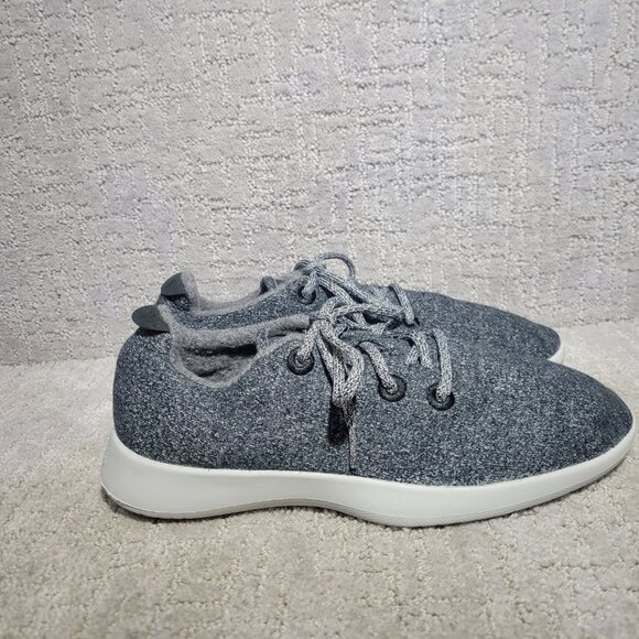 Allbirds Natural Gray Merino Wool Runners Sneaker Men's Size US 10, 11. LIKE NEW - Picture 8 of 11